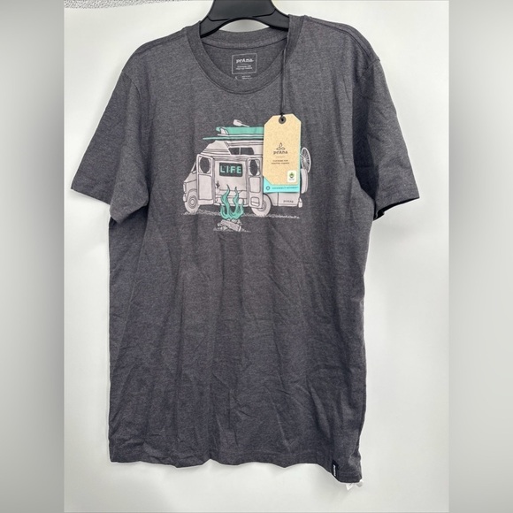 Prana Men's Camp Life Journeyman Van Life T-Shirt Size Small - Picture 1 of 3